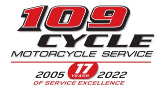 109 Cycle Motorcycle Service Logo